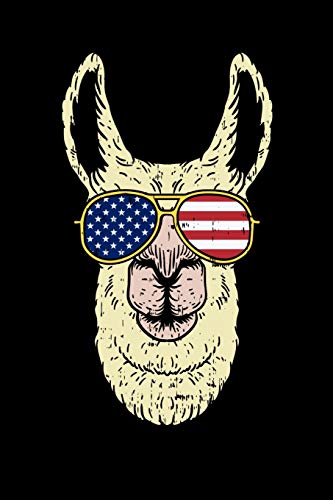 Patriotic Llama: 120 Pages I 6X9 I Dot Grid I Funny 4Th Of July, Patriotic, Liberty & 1776 Gifts - 9781075032301