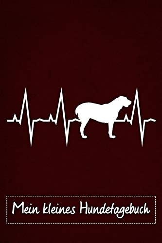 Mein Kleines Hundetagebuch: Tagebuch F?r Alabai Hundehalter Und Hundez?chter | Welpenbuch | Welpentagebuch | Training | Hund | Welpen | Rotes Cover, Ca. Din A5 Liniert, 118 Seiten (German Edition)