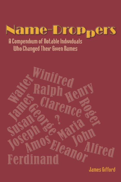 Name-Droppers: A Compendium of Notable Individuals Who Changed Their Given Names
