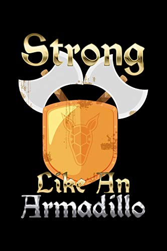 Strong Like An Armadillo: 6X9 120 Pages Quad Ruled | Your Personal Diary For An Awesome Summer