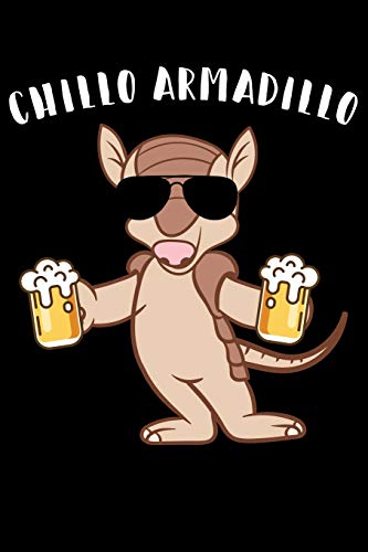 Chillo Armadillo: 6X9 120 Pages Quad Ruled | Your Personal Diary For An Awesome Summer
