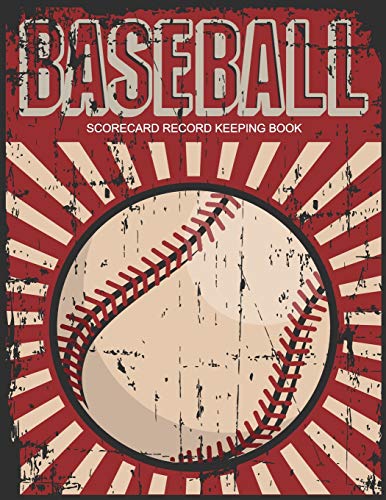 Baseball Scorecard Record Keeping Book: Baseball Score Sheet, Scorekeeper Book, Scorecard Sheets Games Perfect Record Keeping Book For Baseball Teams