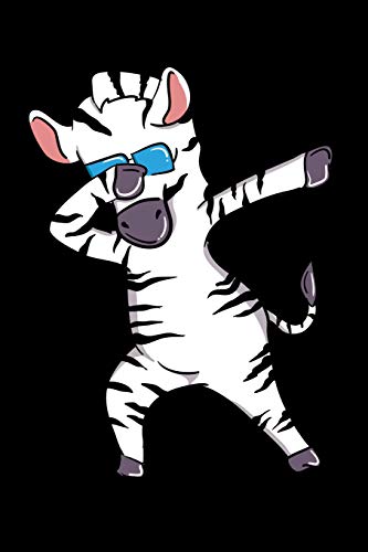 Dabbing Zebra: 120 Pages I 6X9 I Karo I Funny Exotic Stripes Wildlife Gifts