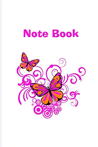 Pink Butterfly Note Book: Beautiful Butterfly For Your Writing