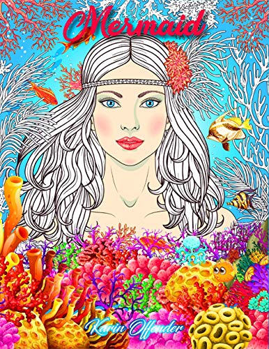 Mermaid: The Little Adorable And Various Unique Design Of Coloring Book Perfectly For Kids And Adults