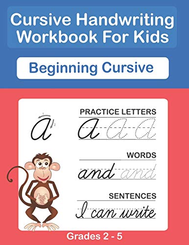 Cursive Handwriting Workbook For Kids. Cursive Handwriting Workbook For Kids Cursive For Beginners Workbook. Cursive Letter Tracing Book. Cursive ... Book To Learn Writing In Cursive. (Workbooks)