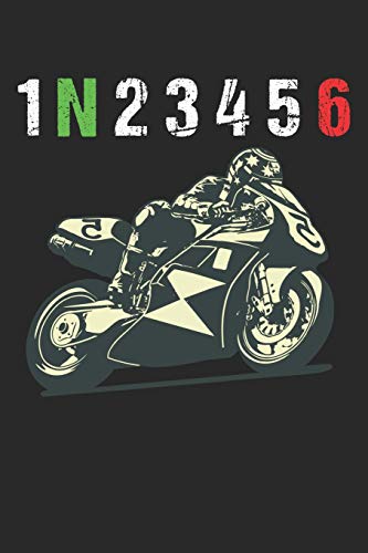 Mein Motorrad Tourenbuch: Dein Pers÷Nliches Reisetagebuch F?r Motorrad Touren Und Motorrad Reisen ? F?r ?ber 100 Touren ? Handliches 6X9 Format I Motiv: Gangschaltung Rennmaschine (German Edition)
