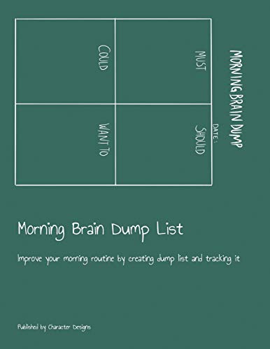 Morning Brain Dump List: Improve Your Morning Routine By Creating Dump List And Tracking It
