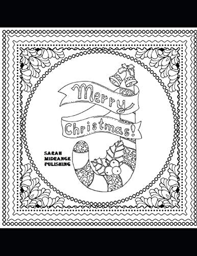 Merry Christmas: Coloring In Book Painting Book Pen Workbook
