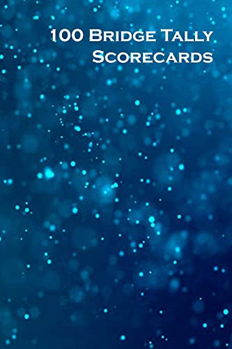 100 Bridge Tally Scorecards: 100 Tally Scoresheets For Rubber Bridge