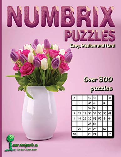 Numbrix Puzzles: Easy, Medium And Hard