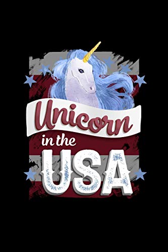 Unicorn In The Usa: 120 Pages, Soft Matte Cover, 6 X 9