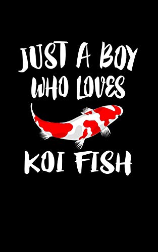 Just A Boy Who Loves Koi Fish: Animal Nature Collection