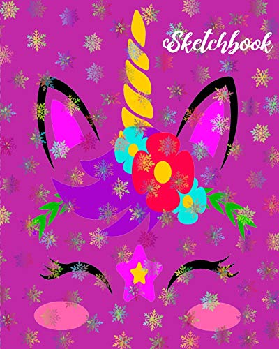 Sketchbook: Unicorn Design Doodle Activity Notebook - Create Your Unique Art, Games, Ideas And Creative Stories Workbook Fur Girls - Diary (Adorable Unicorn Drawing Travel Journal)