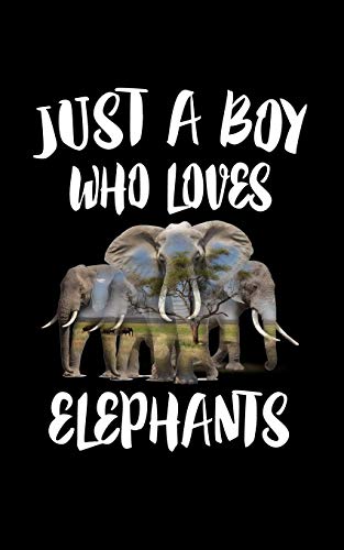 Just A Boy Who Loves Elephants: Animal Nature Collection - 9781079468076