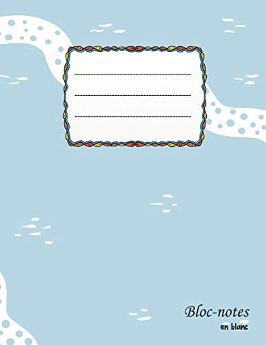 Bloc-Notes En Blanc: Wave Design - Format A4 | 112 Pages | Carnet De Notes Avec Registre | Id?al Comme Agenda, Carnet De Croquis, Carnet De Croquis, ... Ou Cahier ? Colorier Vide (French Edition) - 9781079524420