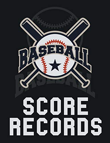 Baseball Score Records: The Ultimate Baseball And Softball Statistician Record Keeping Scorebook; 95 Pages Of Score Sheets (8.5" X 11") - 9781079776157