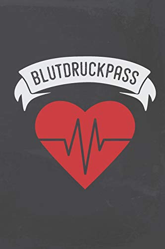 Blutdruckpass: Klein, Kompakt Und Praktisch, Platz F?r Mehr Als 2000 Messungen (German Edition)