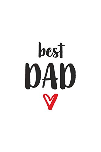 Best Dad: Papa Mit Herz I Notizbuch Notizheft Planer Mit Linierten Seiten - 9781080101221