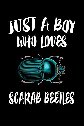 Just A Boy Who Loves Scarab Beetles: Animal Nature Collection