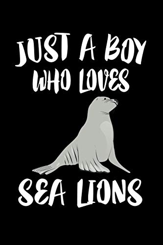 Just A Boy Who Loves Sea Lions: Animal Nature Collection