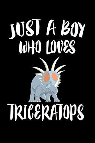 Just A Boy Who Loves Triceratops: Animal Nature Collection