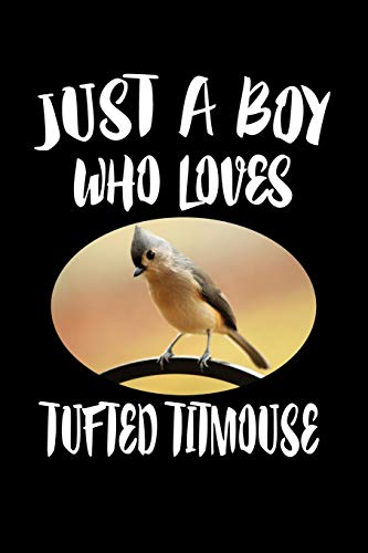 Just A Boy Who Loves Tufted Titmouse: Animal Nature Collection