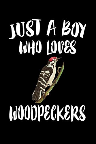 Just A Boy Who Loves Woodpeckers: Animal Nature Collection - 9781080223435