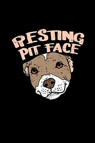 Resting Pit Face: 120 Pages I 6X9 I Music Sheet I Funny Cute Dog & Terrier Owner Gifts