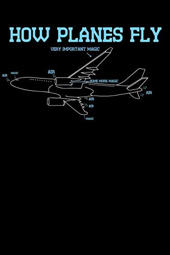 How Planes Fly: 120 Pages I 6X9 I Cornellnotes I Funny Science, Space & Galaxy Gift I Moon & Planet