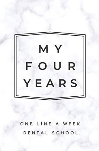 My Four Years: One Line A Week Dental School: Marble Dental School Memory Book