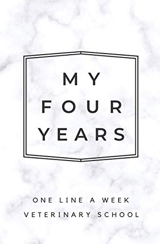 My Four Years: One Line A Week Veterinary School: Marble Vet School Memory Book