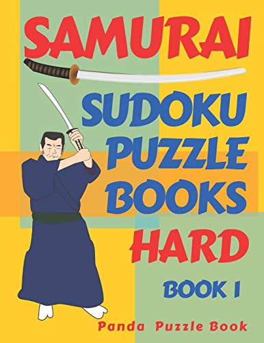 Samurai Sudoku Puzzle Books - Hard - Book 1: Sudoku Variations Puzzle Books - Brain Games For Adults