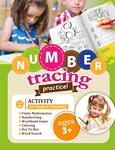 Number Tracing Practice!: Activity For Study & Teaching. (Learning Is Fun!)
