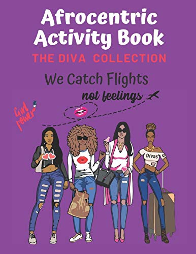 Afrocentric Activity Book The Diva Collection: Sudoku,Word Search, & Coloring Images With Positive Affirmations