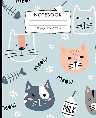 Notebook: Dabbing Unicorn Pattern Hand Writing Paper. 100 Pages Handwriting Book 7.5 X 9.25 Inches For Practice Writing.