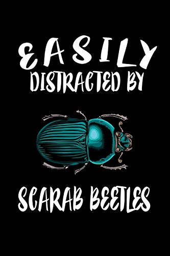 Easily Distracted By Scarab Beetles: Animal Nature Collection
