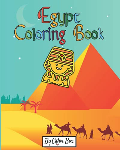 Egypt Coloring Book: Gods Of Ancient Egypt, Fun Ancient History Activity Coloring Book For Kids And Adult (Kids Egypt Activity Book)