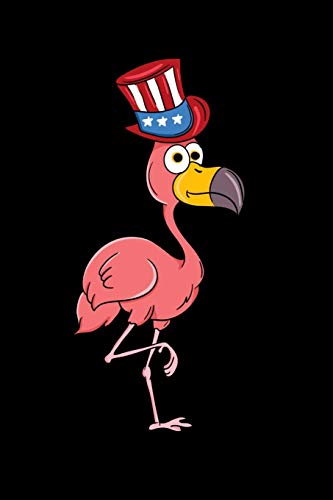 Flamingo: 120 Pages I 6X9 I Graph Paper 4X4 I Funny 4Th Of July, Patriotic, Liberty & 1776 Gifts