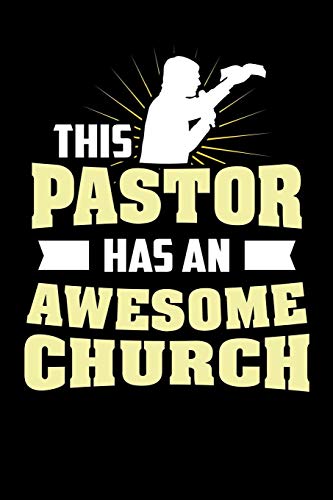 This Pastor Has An Awesome Church: 120 Pages I 6X9 I Graph Paper 4X4 I Funny Faith, Religion & Catholicism Gifts