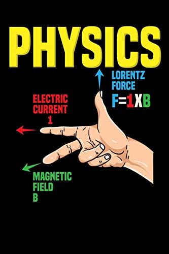 Physics Lorentz Force F=1Xb Electric Current 1 Magnetic Field B: 120 Pages I 6X9 I Graph Paper 5X5 I Funny Teacher, School & College Gifts
