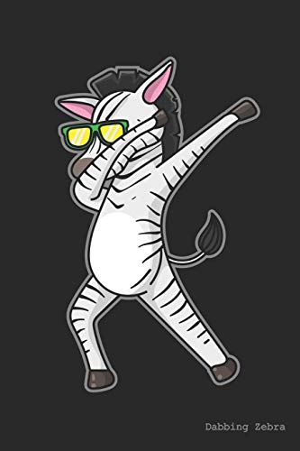 Dabbing Zebra: 120 Pages I 6X9 I Graph Paper 5X5 I Funny Exotic Stripes Wildlife Gifts - 9781082156717