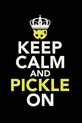 Keep Calm And Pickle On: 120 Pages I 6X9 I Graph Paper 5X5 I Funny Pickleball Gifts For Sport Enthusiasts - 9781082134234