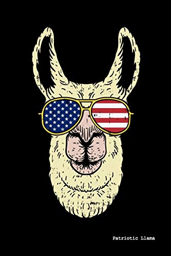 Patriotic Llama: 120 Pages I 6X9 I Graph Paper 5X5 I Funny 4Th Of July, Patriotic, Liberty & 1776 Gifts