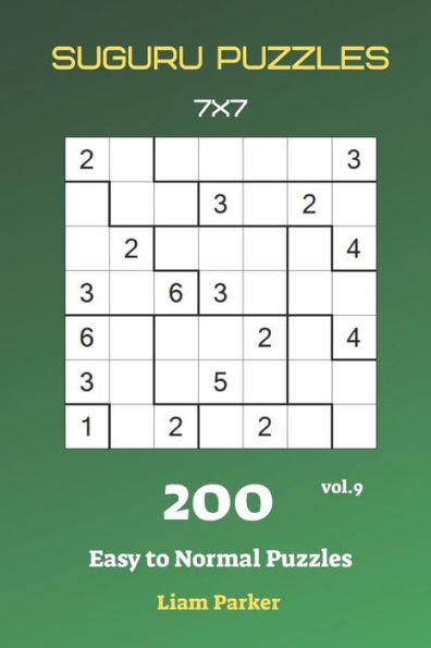 Suguru Puzzles - 200 Easy To Normal Puzzles 7X7 Vol.9