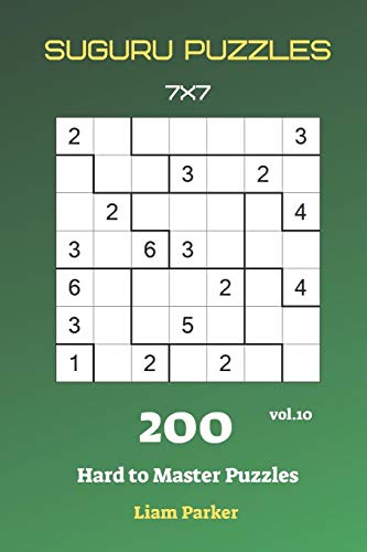 Suguru Puzzles - 200 Hard To Master Puzzles 7X7 Vol.10