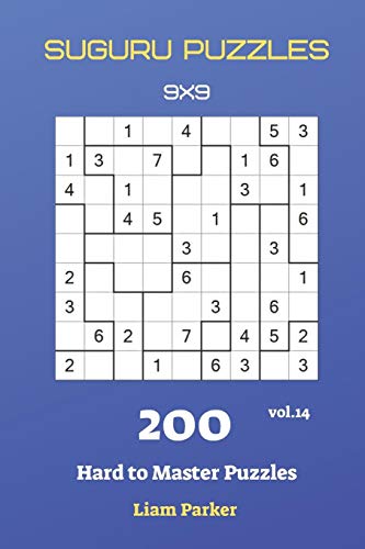 Suguru Puzzles - 200 Hard To Master Puzzles 9X9 Vol.14