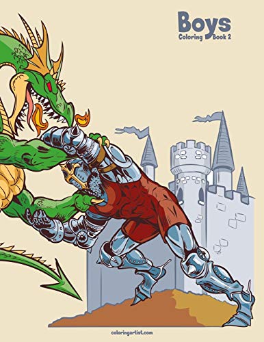 Boys Coloring Book 2