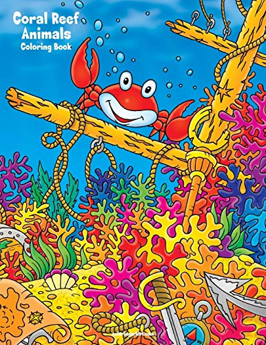 Coral Reef Animals Coloring Book