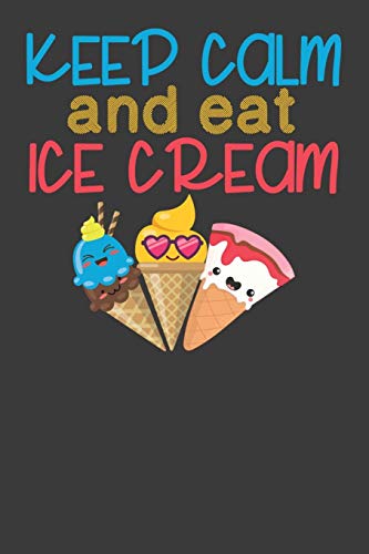 Keep Calm And Eat Ice Cream: Vintage Ice Cream Cone Summer Lover Gift